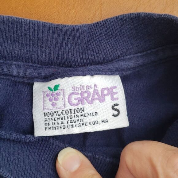 Vintage Soft As A Grape Patriotic T-Shirt Sz S - Picture 3 of 3